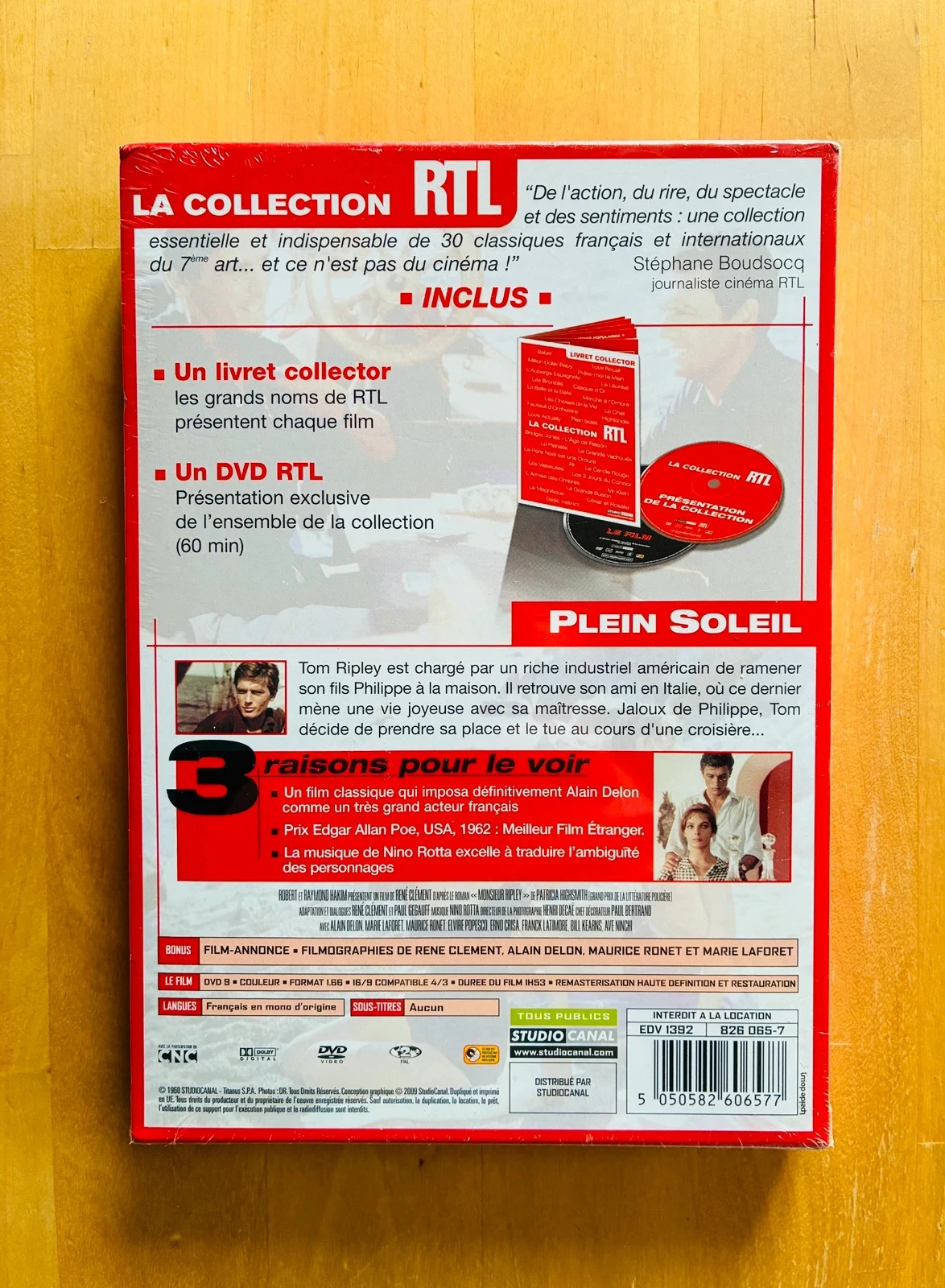 DVD Plein Soleil Alain Delon. – photo 2